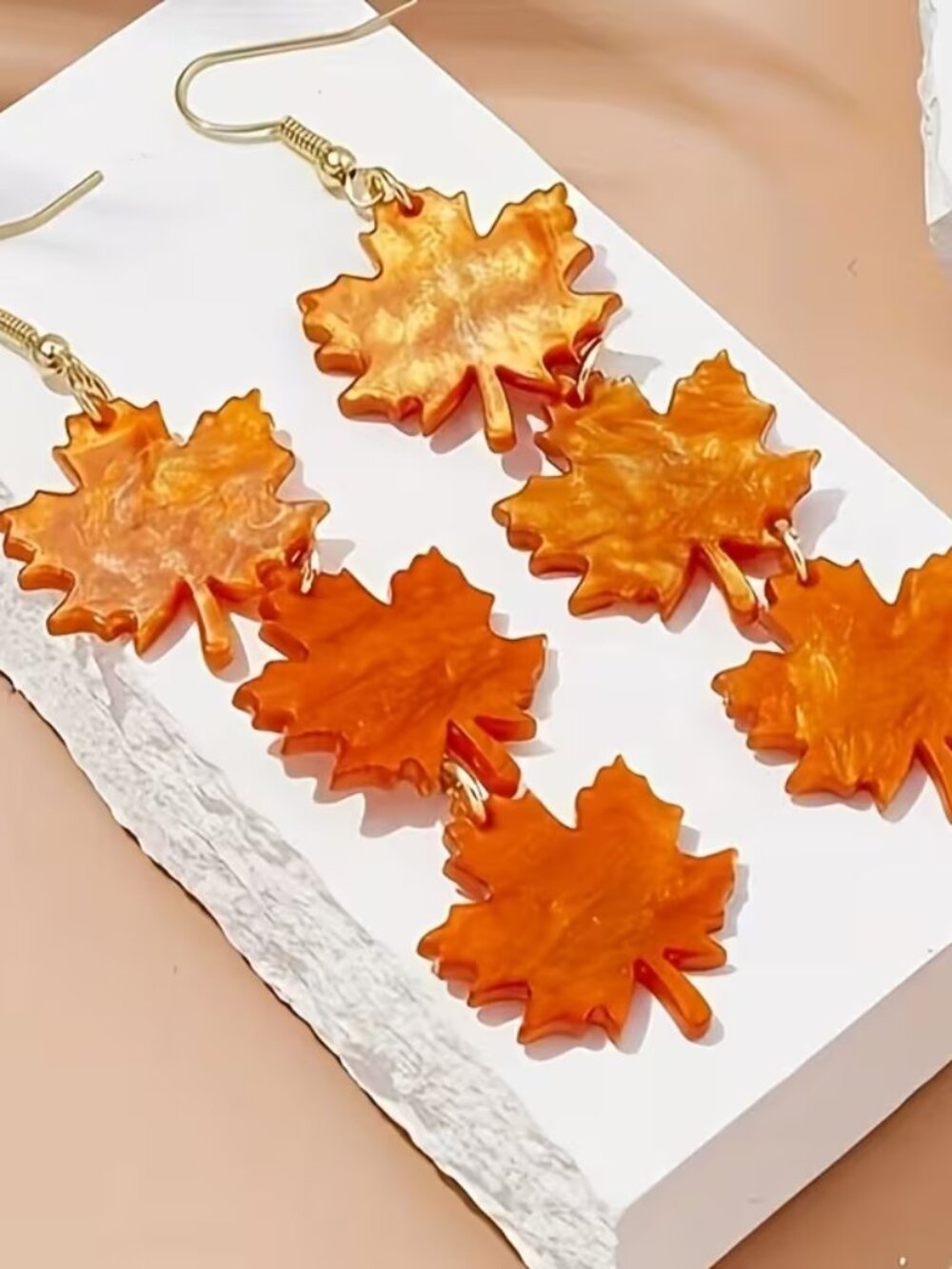FALL EARRINGS - MAPLE LEAVES